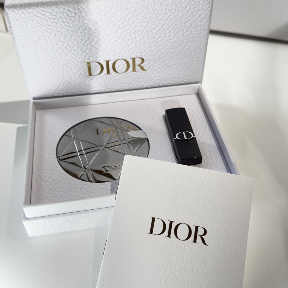 Dior Limited Edition Rouge Lipstick and Mirror Set